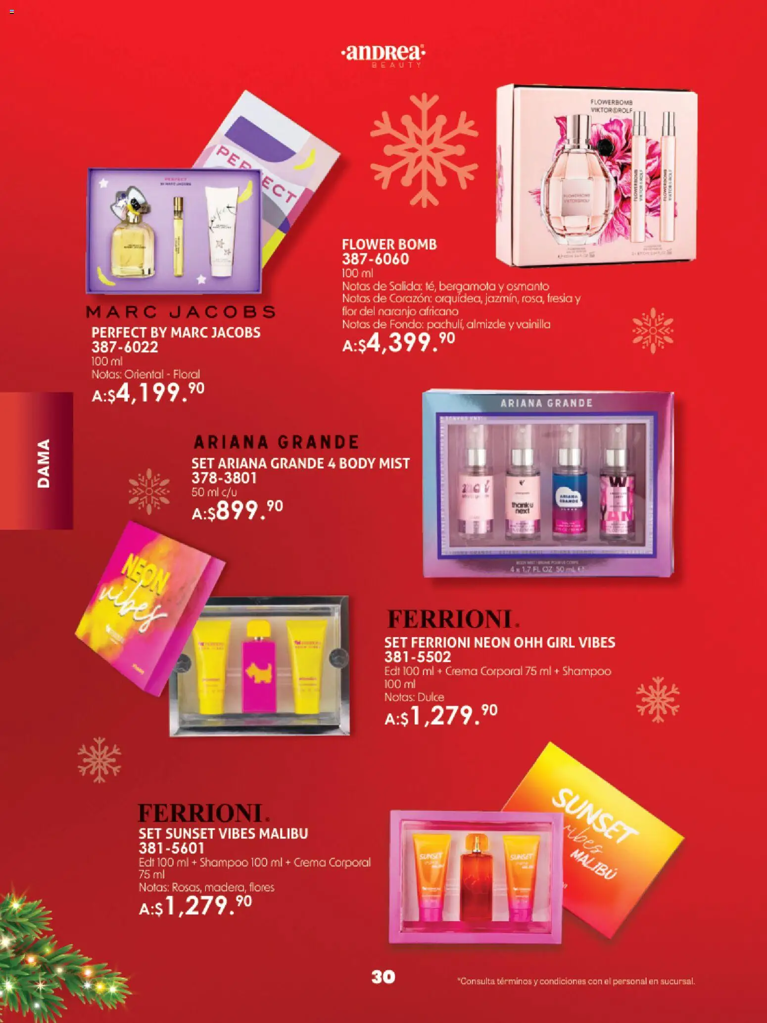 Nuevas ofertas de Andrea válidas en toda la República Mexicana desde el 23.11.2025. ¡Encuentra las mejores ofertas en Andrea catálogo Guía de regalos! | Página: 30 | Productos: Crema, Body, Crema corporal