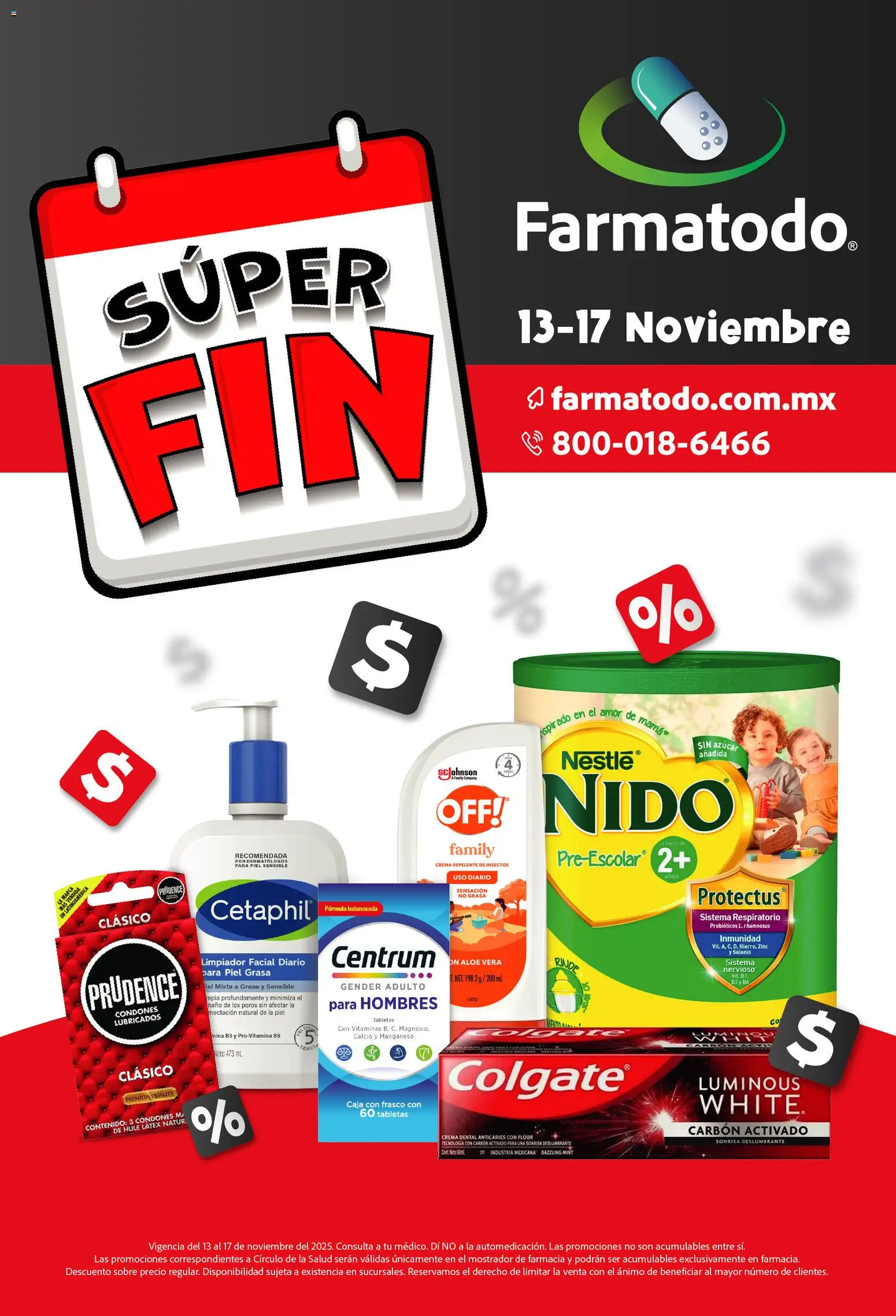 Nuevas ofertas de Farmacias Unión válidas en toda la República Mexicana desde el 13.11.2025. ¡Encuentra las mejores ofertas en Farmacias Unión Buen Fin ! | Página: 1 | Productos: Limpiador, Vitaminas, Caja, Sobre