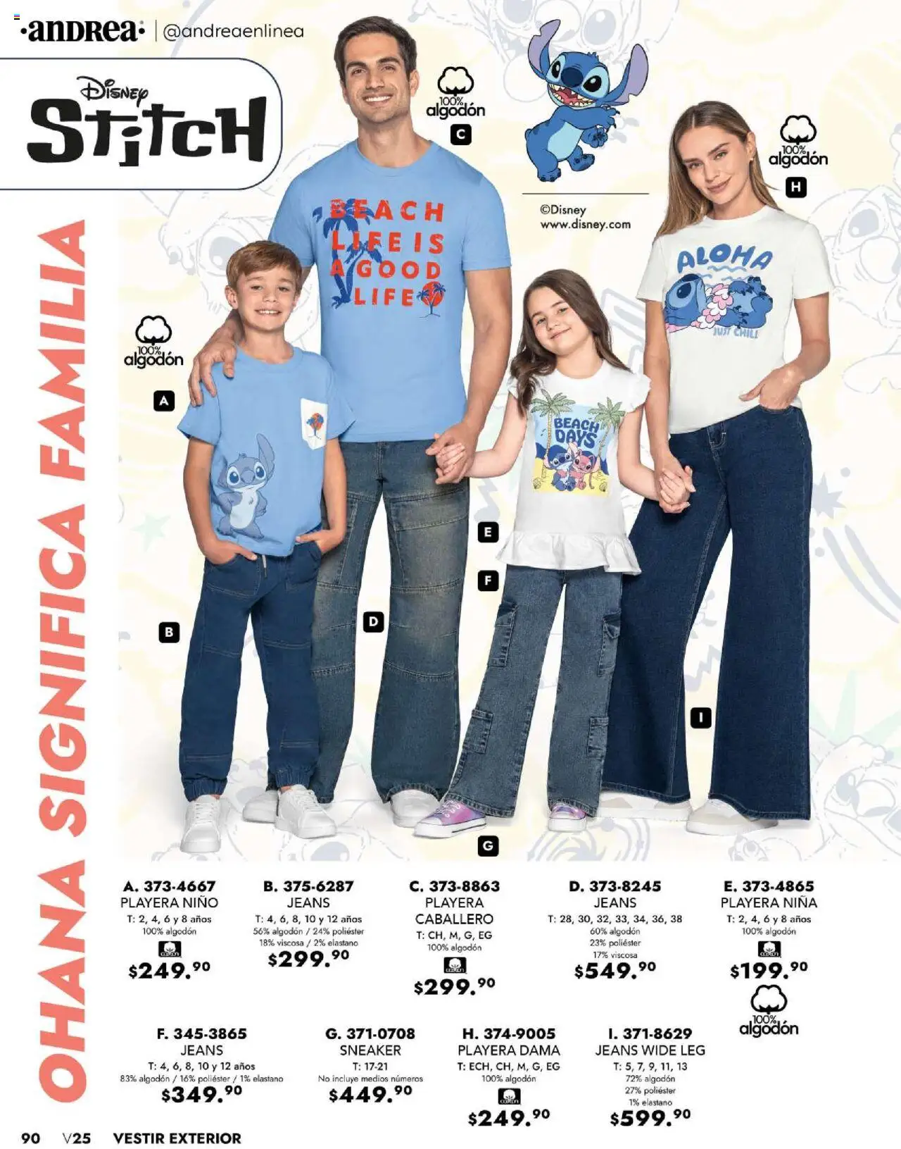 Nuevas ofertas de Andrea válidas en toda la República Mexicana desde el 25.05.2025. ¡Encuentra las mejores ofertas en Andrea - Catálogo Vestir Exterior! | Página: 90 | Productos: Algodón, Playera