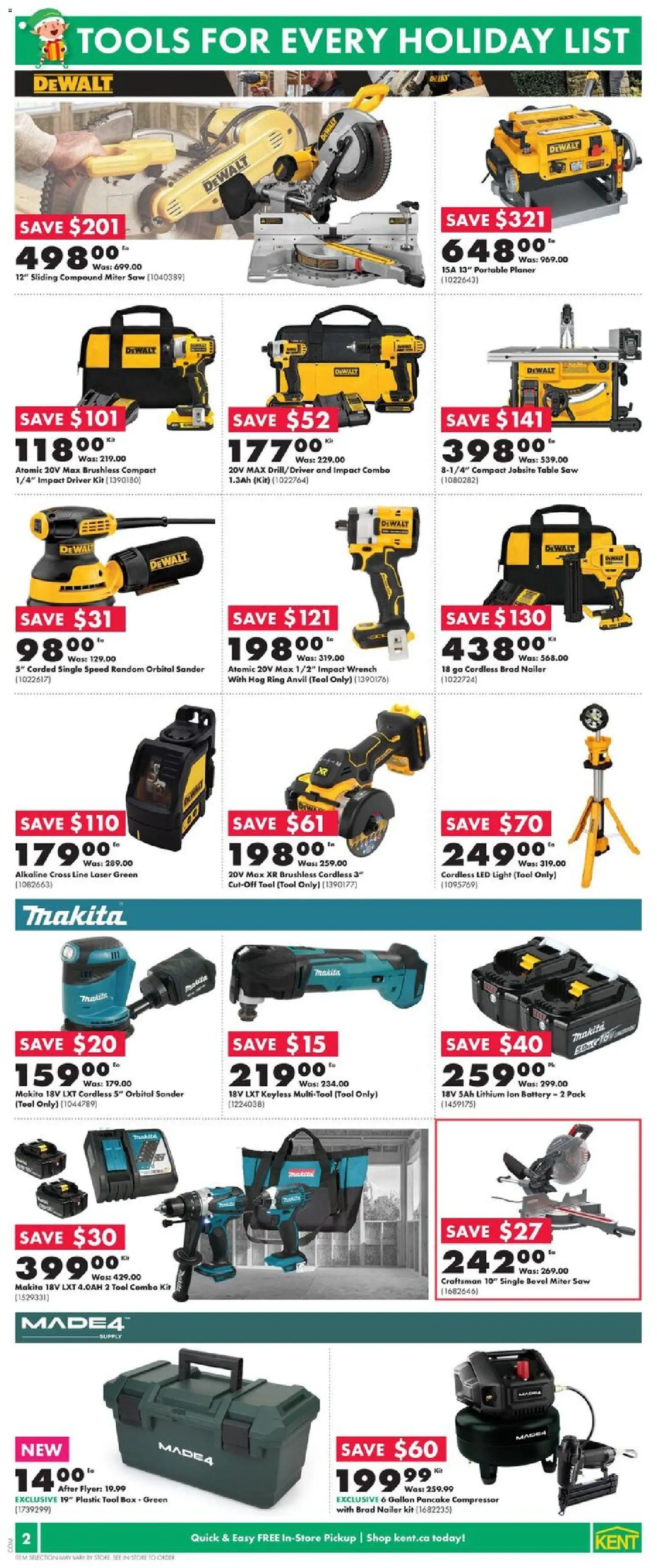 Kent flyer valid from 04.12.2025 | Page: 2 | Products: Table, Box, Battery