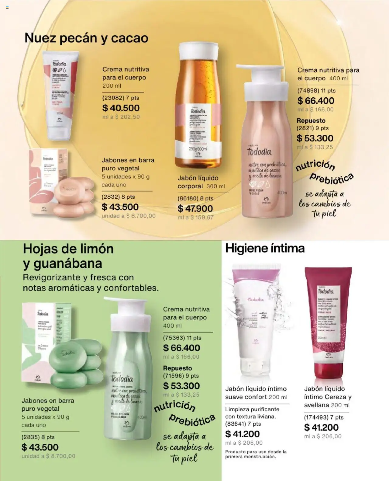 Natura revista - valida desde el 23.07.2025 | Página: 120 | Productos: Guanábana, Limón, Nuez, Aceite