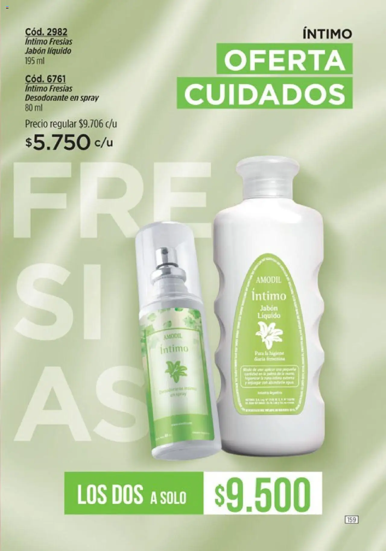 Catálogo Amodil Campaña 11 │ válido desde el 13.06.2025 | Página: 159 | Productos: Jabón líquido, Jabón, Desodorante
