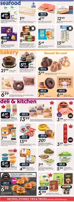 Preview of Safeway weekly flyer / circulaire from shop Safeway valid from 23.04.2026 | Page: 9 | Products: Fish, Carrot, Nuts, Salad