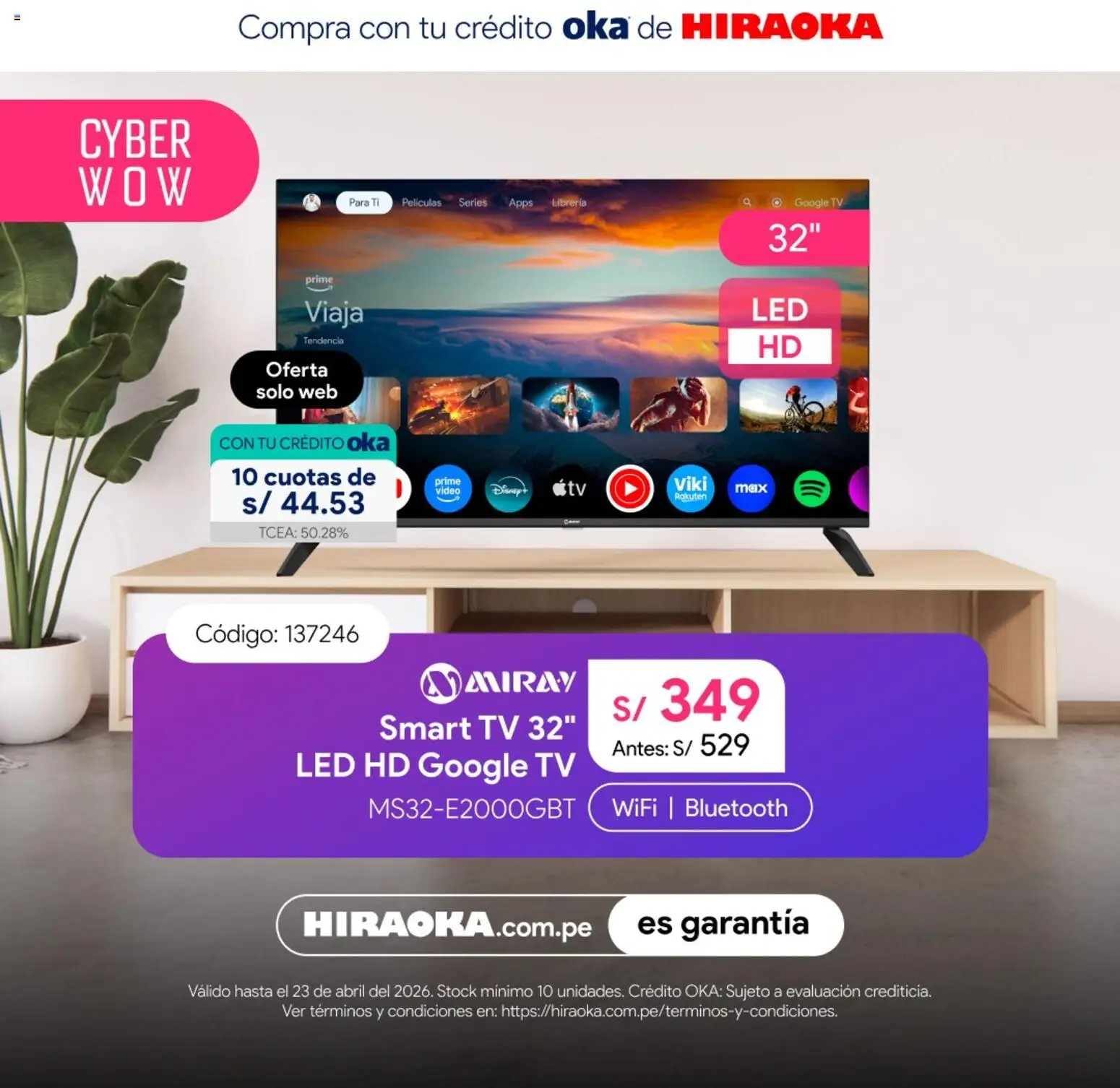 Catálogo Hiraoka válido desde 20.04.2026 | Página: 3 | Productos: Video
