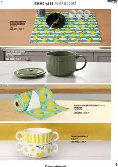 Vista previa de Andrea catálogo Tu hogar esta primavera, nuevo folleto de la tienda, válido en México a partir del 25.01.2026 | Página: 9 | Productos: Cocina, Toallas, Tapete