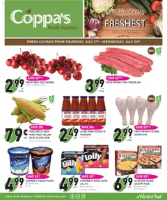 Preview of Coppas Fresh Market weekly flyer / circulaire from shop Coppas Fresh Market valid from 17.07.2025