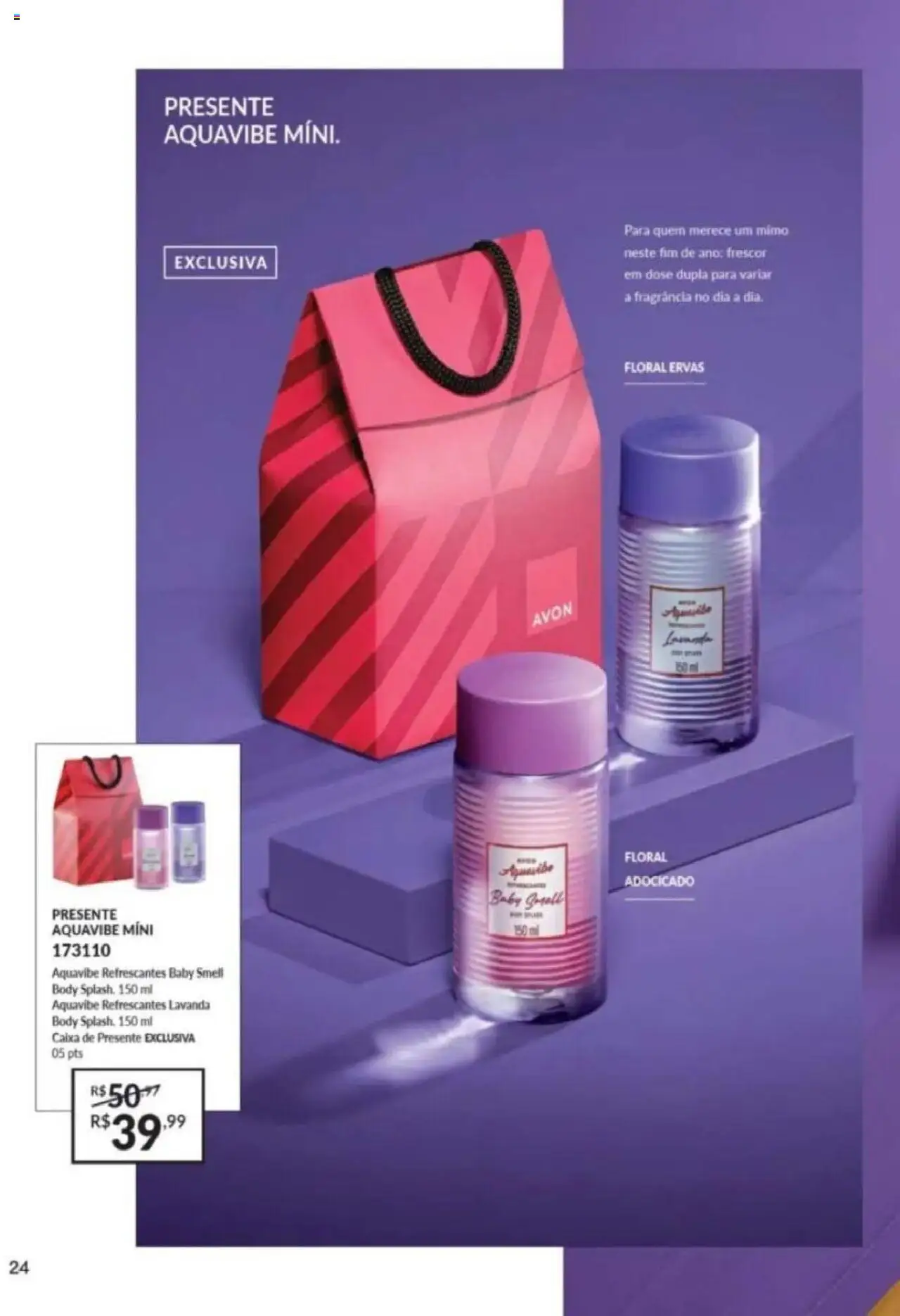 Avon Folheto - válido de 26.09.2025 | Página: 24 | Produtos: Fragrância, Caixa, Body