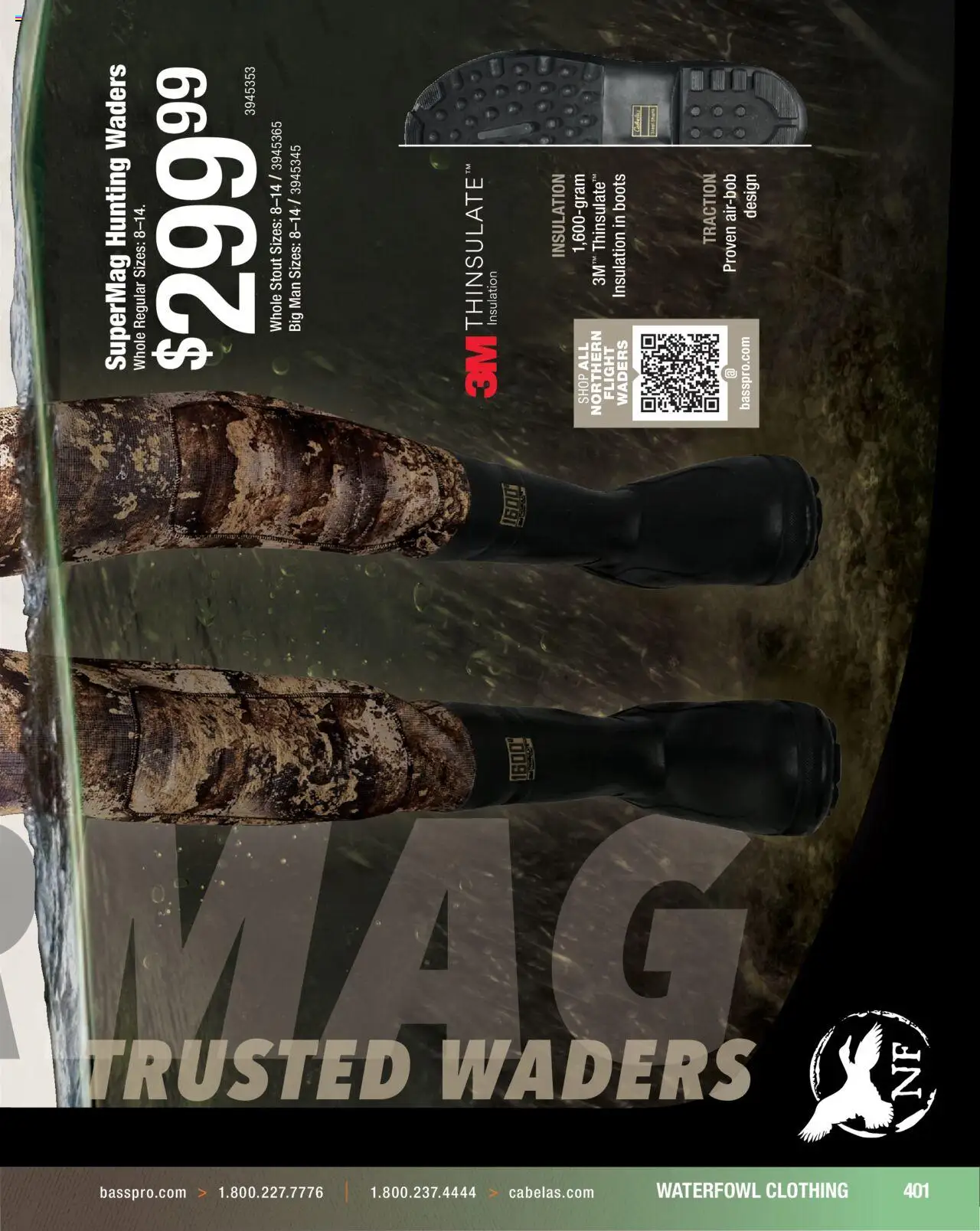 Cabela's Hunting Master 25 - valid from 11.08.2025 | Page: 401 | Products: Boots, Waterfowl