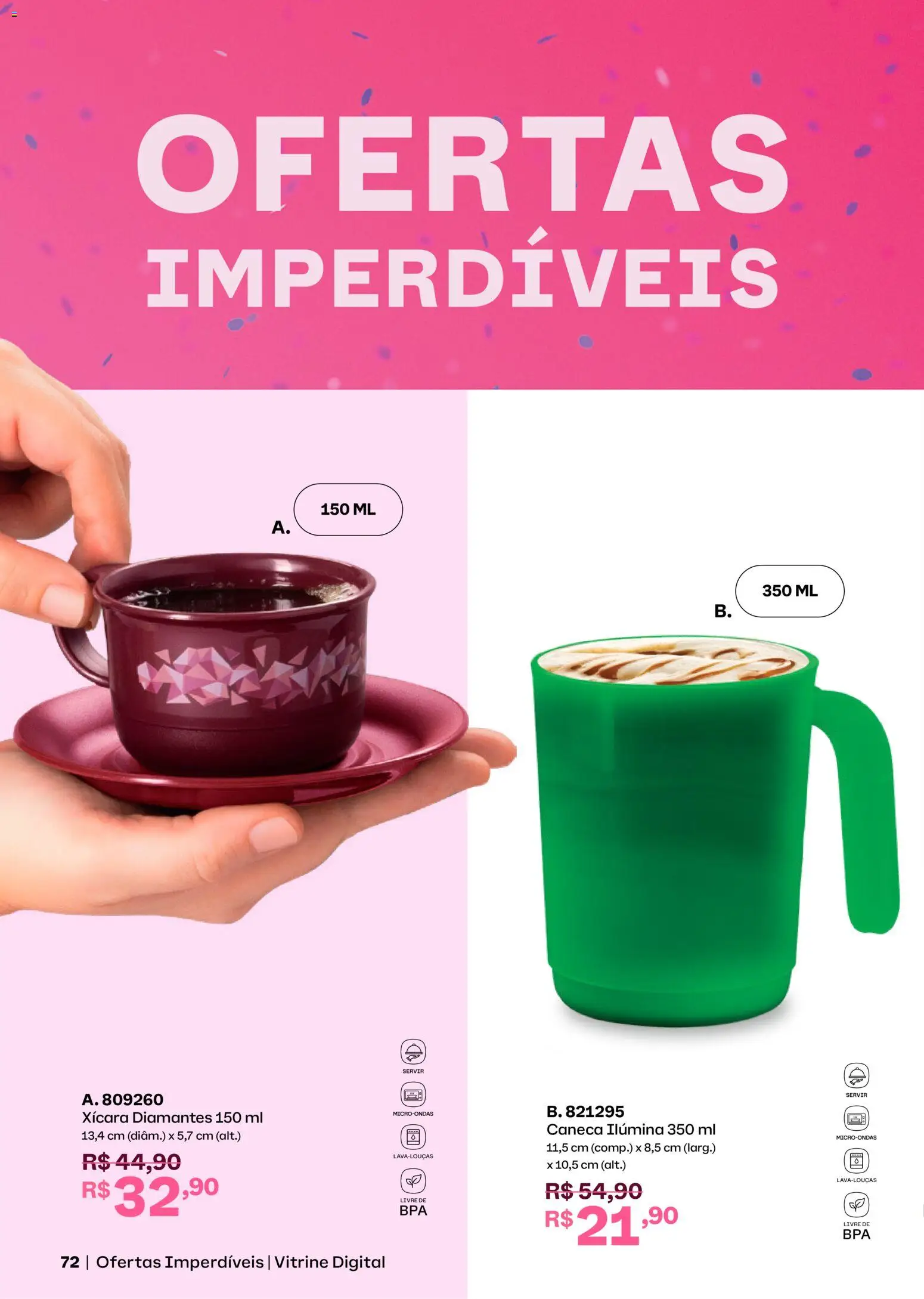 Tupperware Folheto - válido de 01.02.2026 | Página: 74 | Produtos: Caneca, Microondas