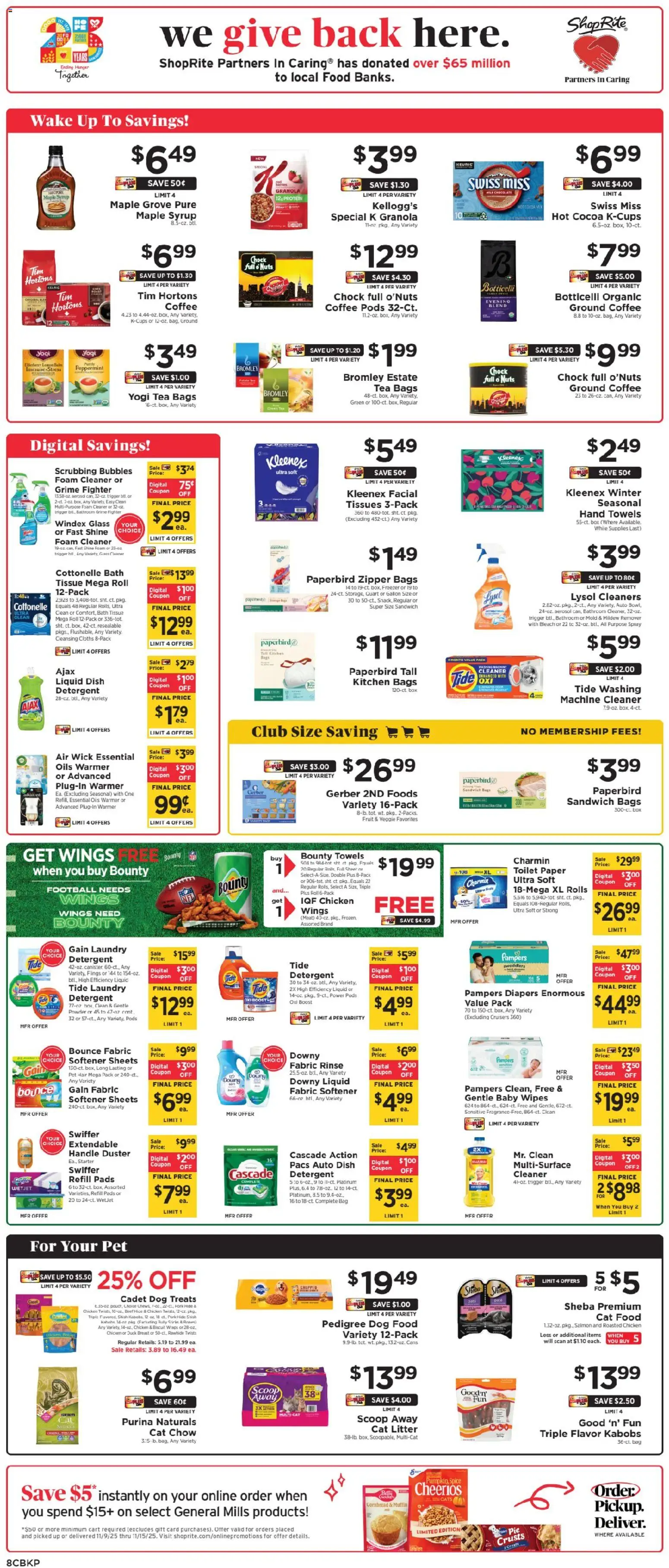 ShopRite Weekly Ad 2 - valid from 09.11.2025 | Page: 9 | Products: Box, Bath, Dog Food, Starter