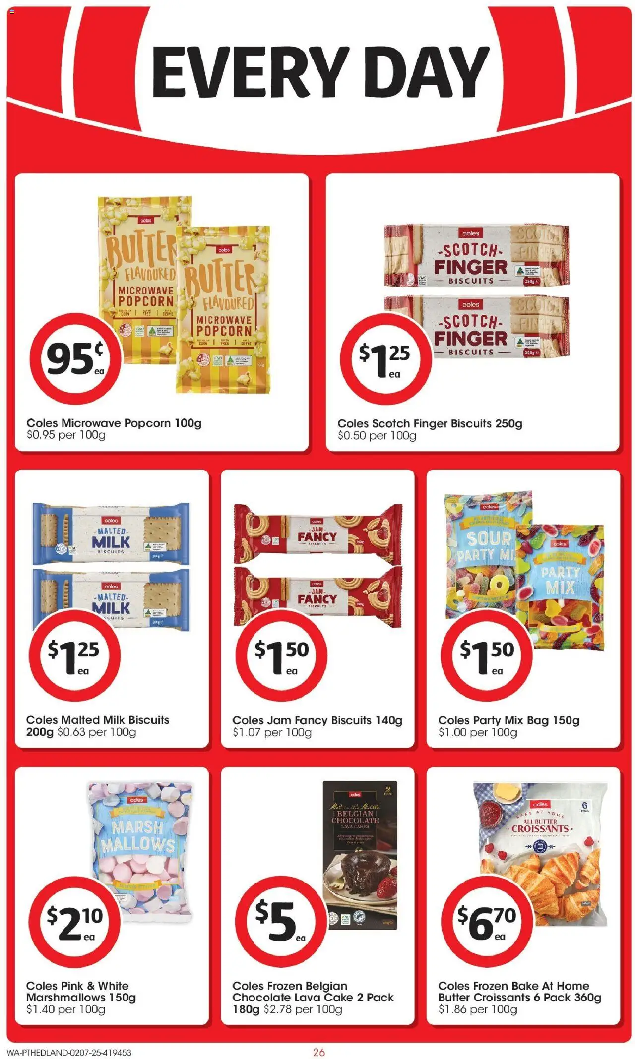 Coles catalogue - valid from 02.07.2025 | Page: 26 | Products: Milk, Butter, Scotch, Bag