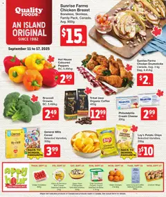Preview of Quality Foods weekly flyer / circulaire from shop Quality Foods valid from 11.09.2025