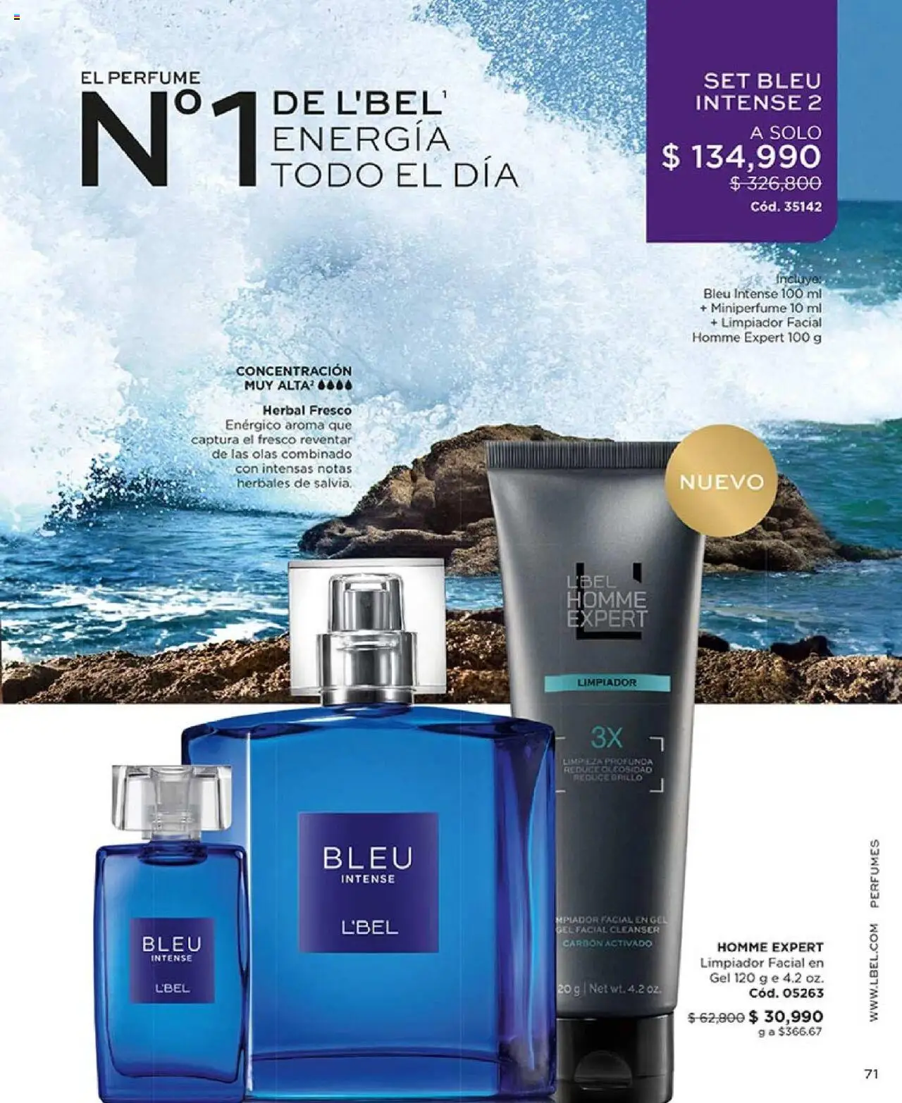 L'Bel revista - valida desde el 27.05.2025 | Página: 71 | Productos: Limpiador, Limpiador facial, Perfume