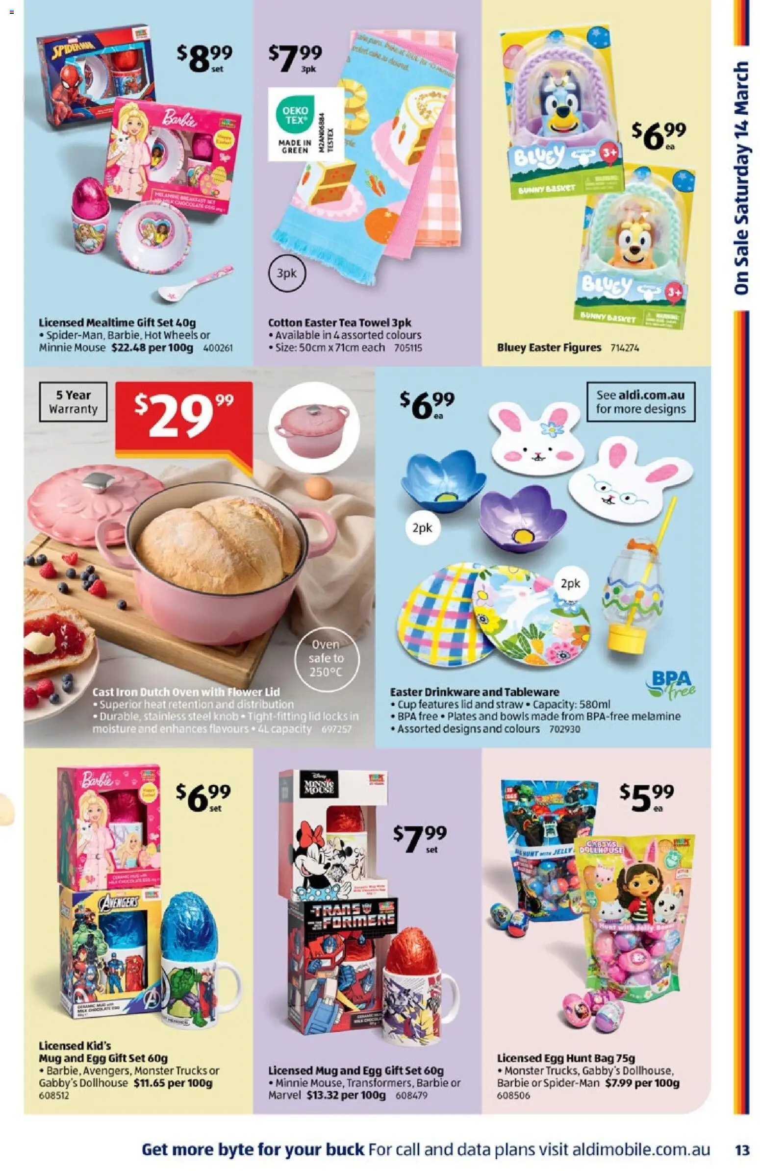 Aldi catalogue - valid from 11.03.2026 | Page: 13 | Products: Tea, Oven, Safe, Iron