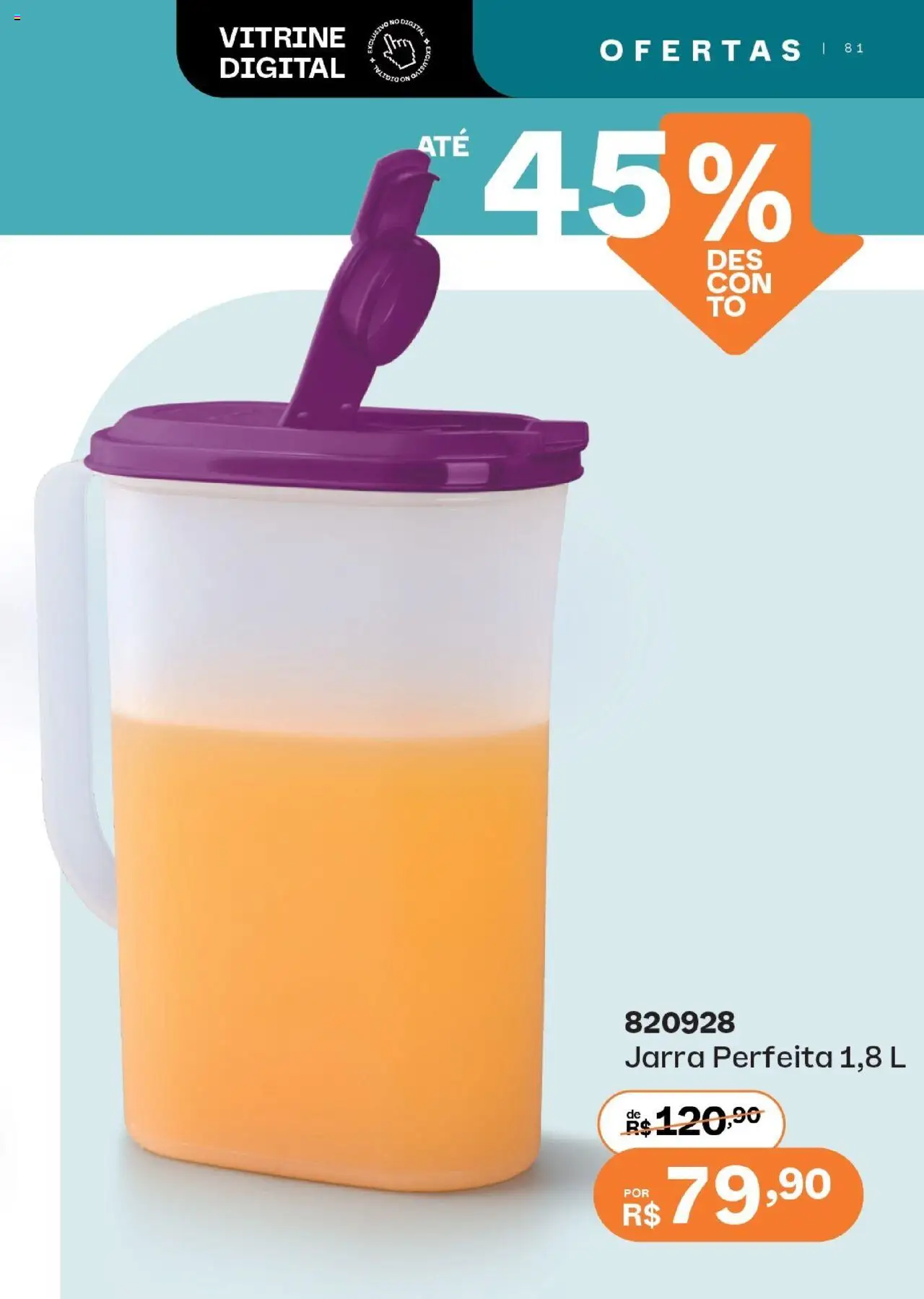 Tupperware Folheto - válido de 01.09.2025 | Página: 81 | Produtos: Jarra