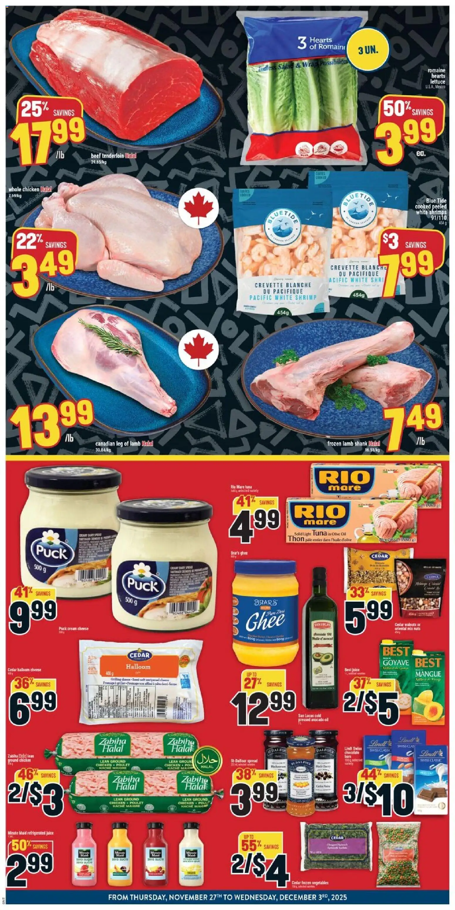 Adonis flyer valid from 27.11.2025 | Page: 2 | Products: Cream, Salad, Juice, Chicken