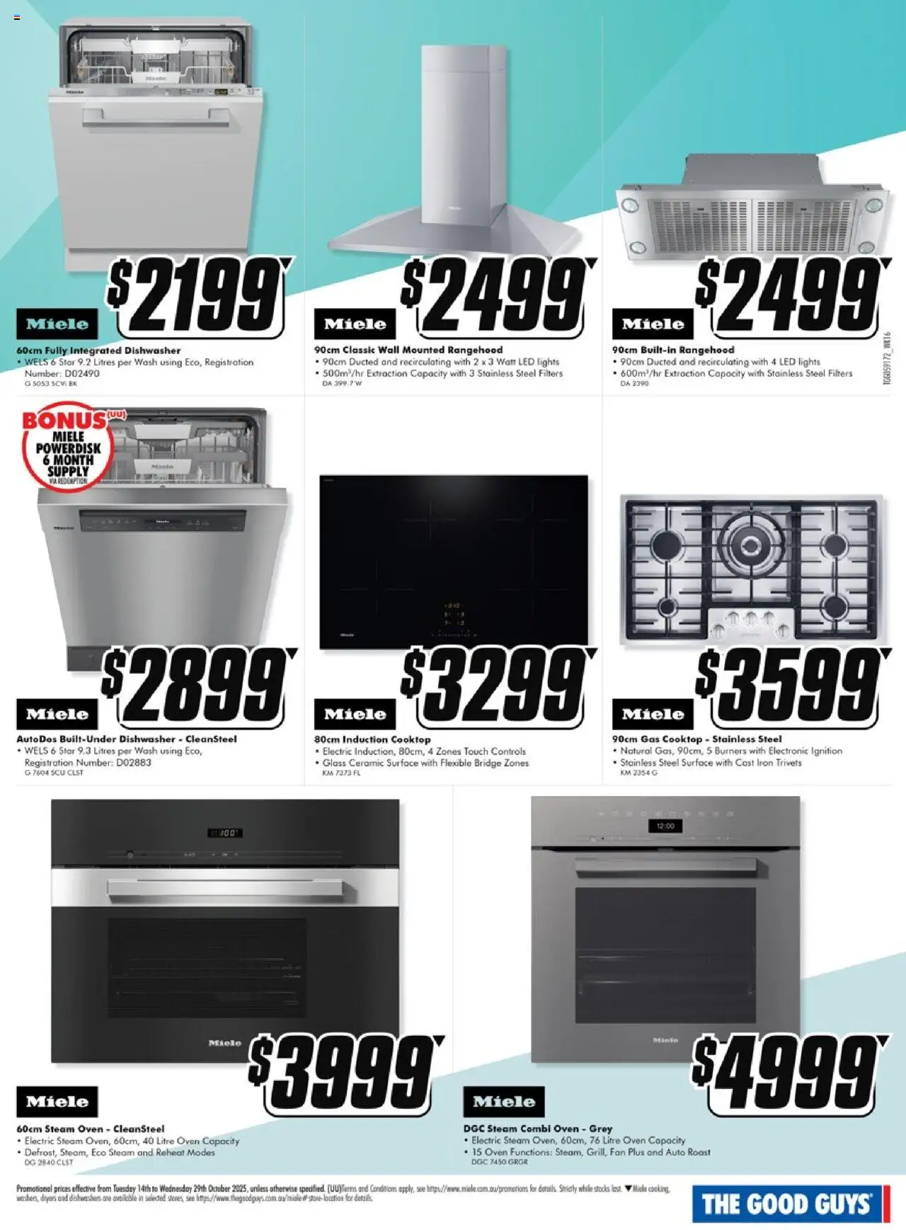 The Good Guys catalogue - valid from 13.10.2025 | Page: 18 | Products: Oven, Cooktop, Iron, Fan