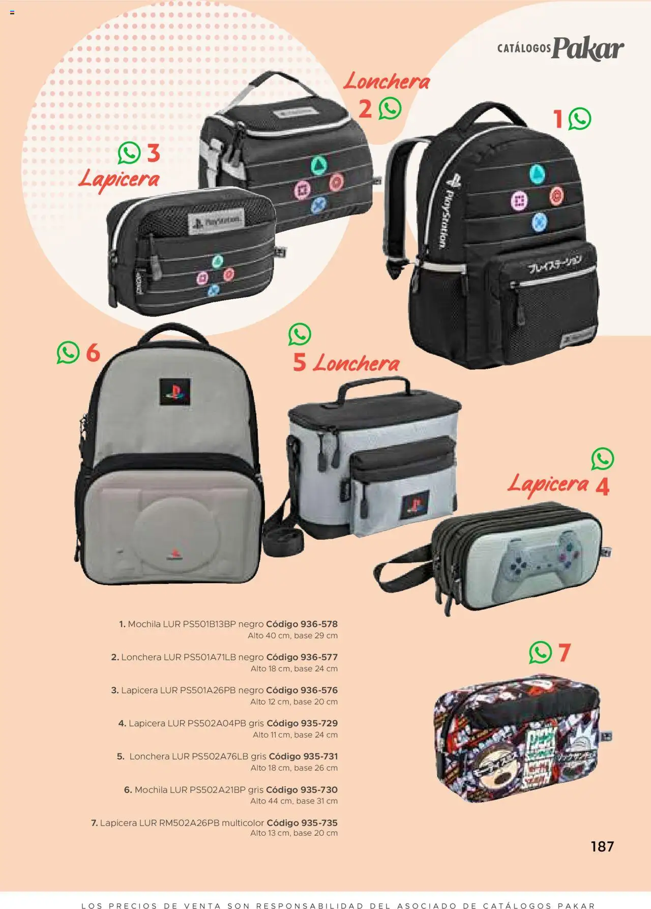 Nuevas ofertas de SC Pakar válidas en toda la República Mexicana desde el 24.07.2025. ¡Encuentra las mejores ofertas en SC Pakar Catálogo Ropa y Accesorios! | Página: 187 | Productos: Mochila, Playstation