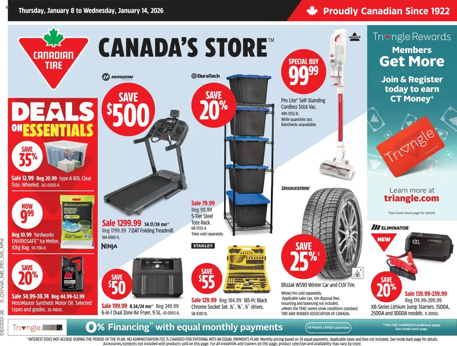 Canadian Tire flyer valid from 08.01.2026 | Page: 1 | Products: Socket