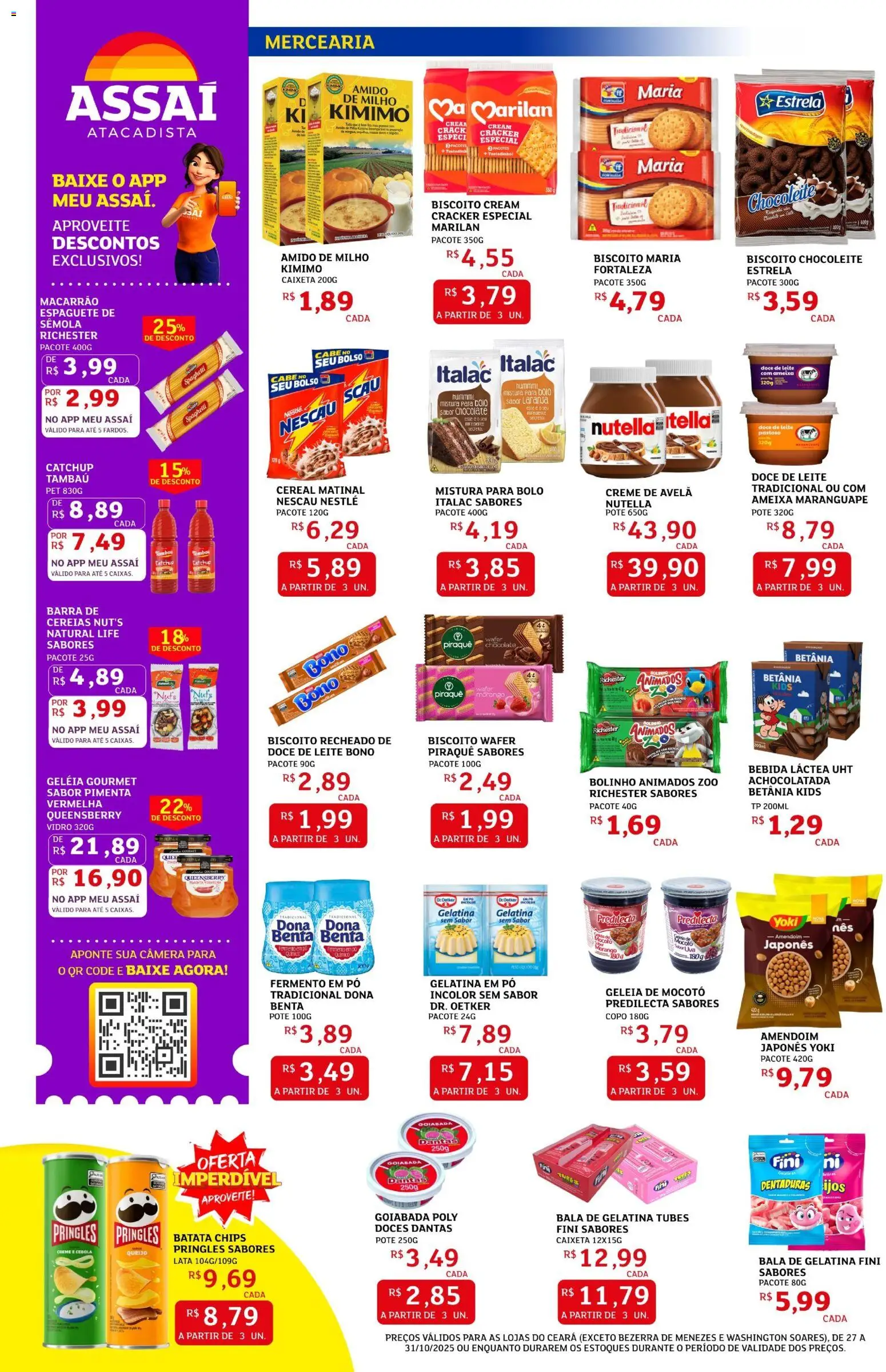 Assaí Atacadista Folheto - válido de 27.10.2025 | Página: 4 | Produtos: Nescau, Bala, Gelatina, Avelã