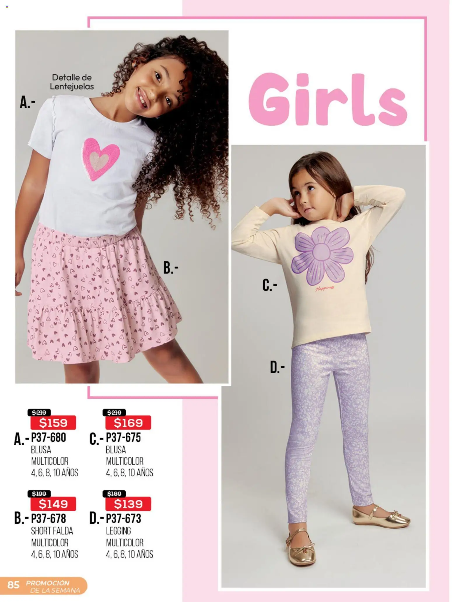 Nuevas ofertas de Cklass válidas en toda la República Mexicana desde el 03.03.2026. ¡Encuentra las mejores ofertas en Cklass catálogo Promo semanal! | Página: 86 | Productos: Blusa, Lentejuelas, Falda, Short