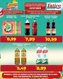 Tatico Folheto - válido de 24.07.2025 | Página: 33 | Produtos: Pó, Água de coco, Hambúrguer, Açúcar