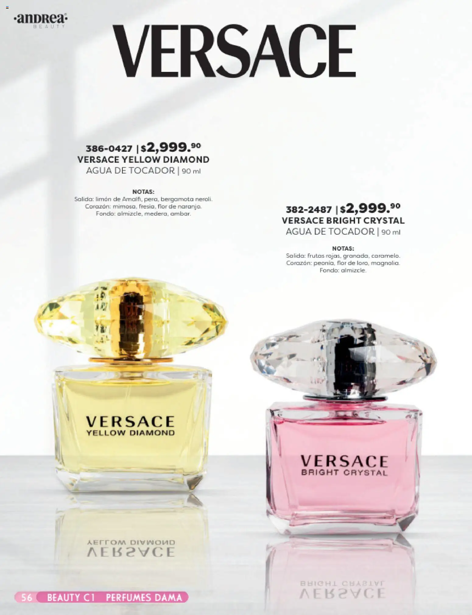 Nuevas ofertas de Andrea válidas en toda la República Mexicana desde el 25.01.2026. ¡Encuentra las mejores ofertas en Andrea catálogo Beauty! | Página: 56 | Productos: Agua, Limón