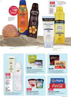 CVS Pharmacy Weekly Ad - valid from 20.07.2025 | Page: 4 | Products: Nuts, Ice cream, Water, Chocolate Chip
