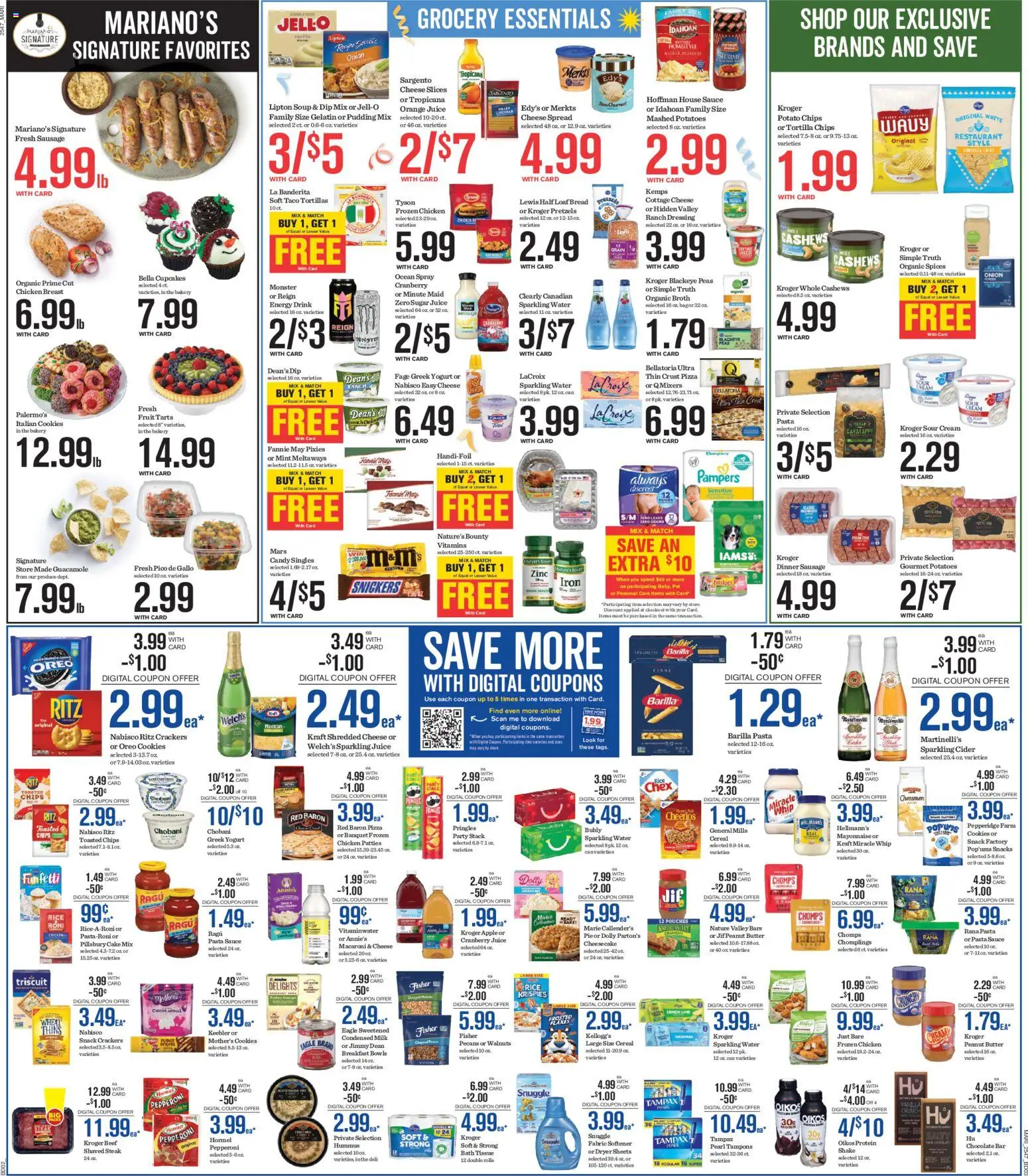 Mariano's Weekly Ad - valid from 26.12.2025 | Page: 5 | Products: Bread, Juice, Spices, Sauce