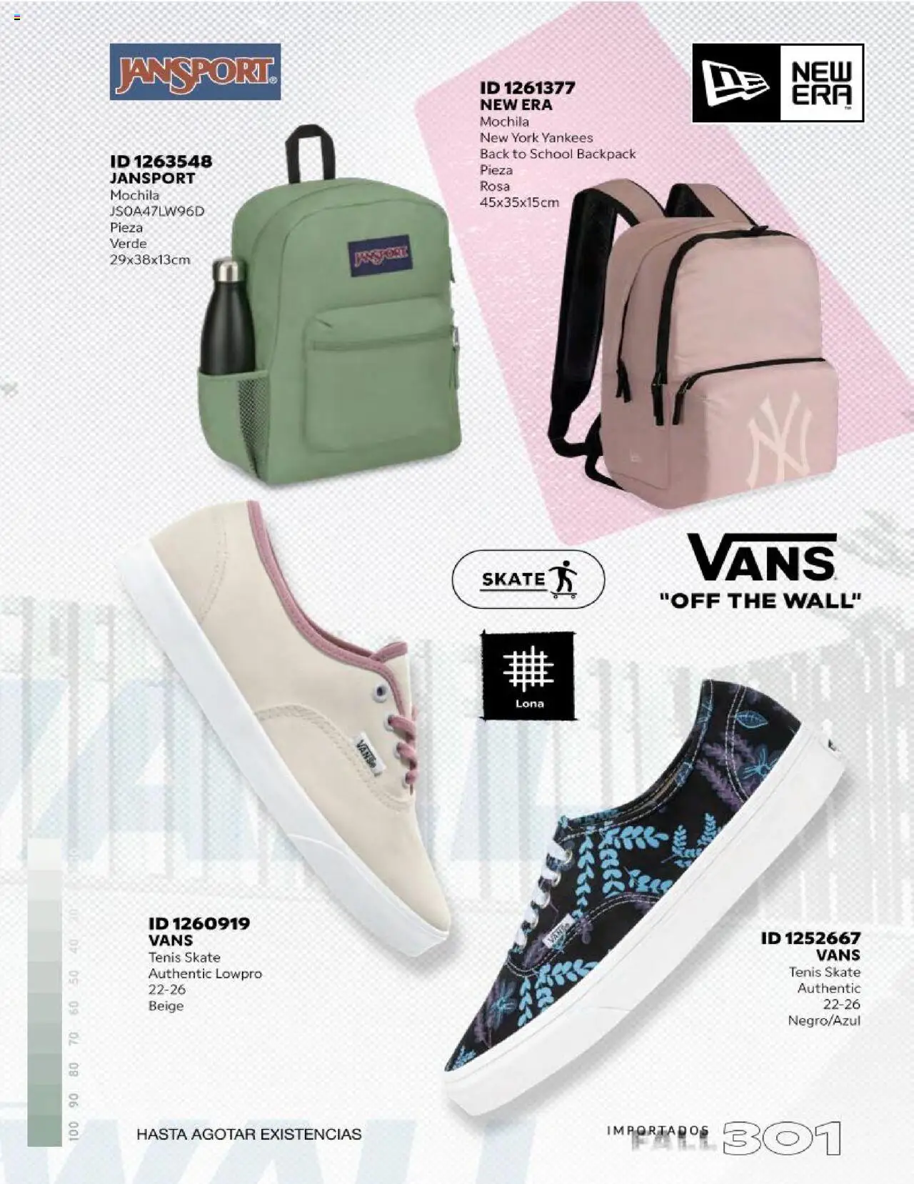 Nuevas ofertas de Price Shoes válidas en toda la República Mexicana desde el 18.10.2025. ¡Encuentra las mejores ofertas en Price Shoes catálogo Fall Importados segunda! | Página: 301 | Productos: Tenis, Mochila, Lona