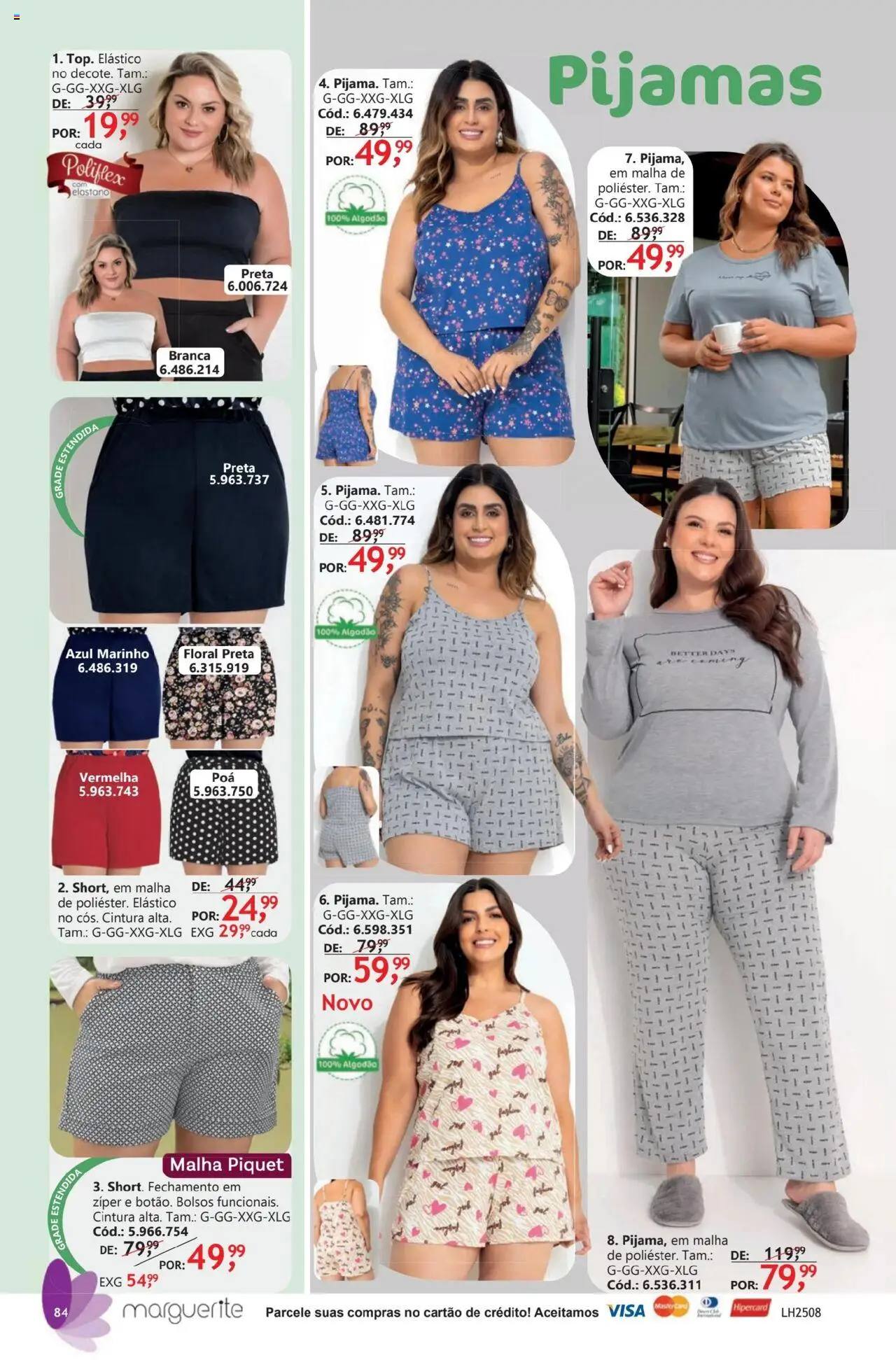 Quatro Estações Folheto - válido de 01.10.2025 | Página: 84 | Produtos: Grade, Pijamas, Algodão