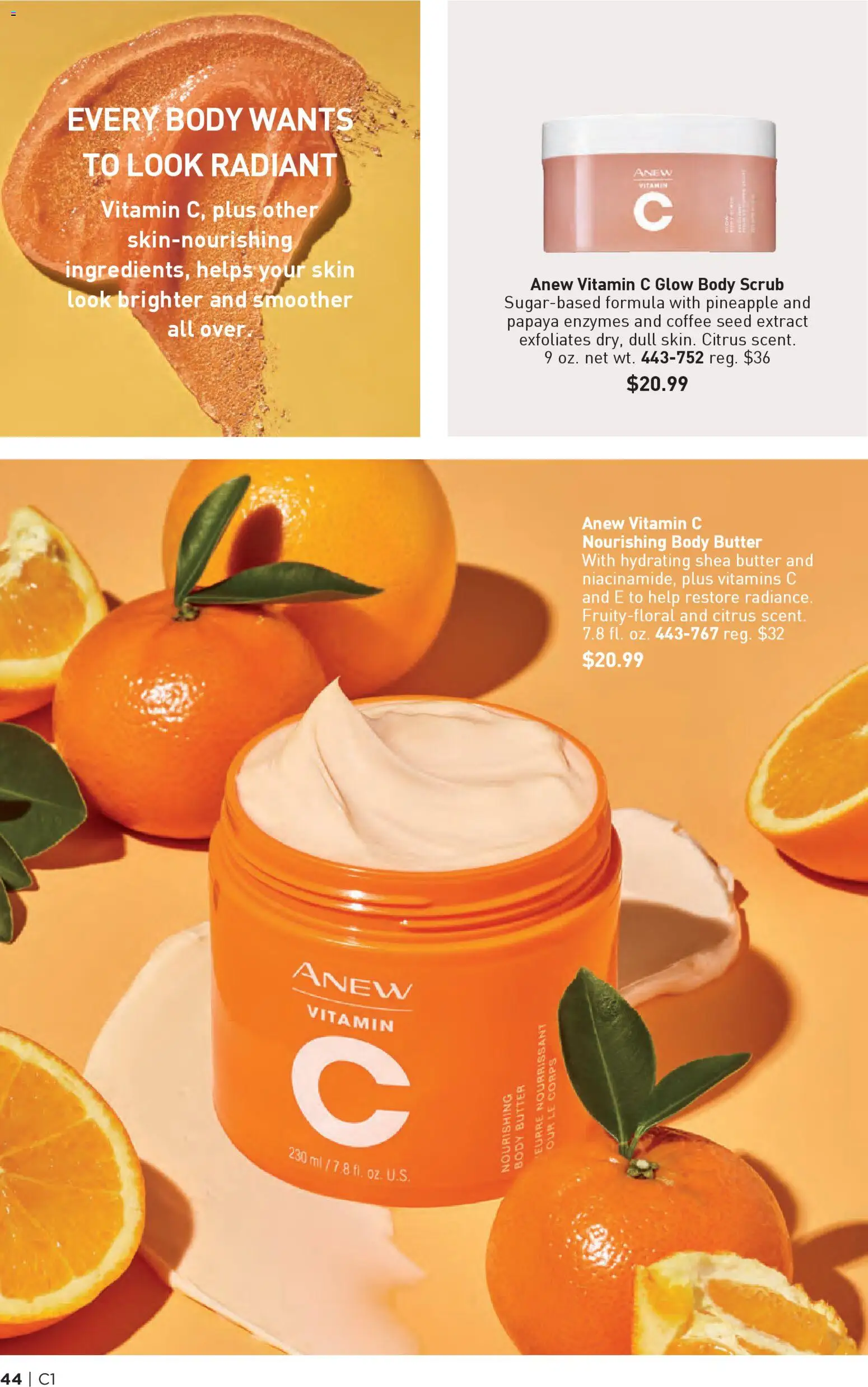 Avon Brochure - valid from 31.12.2025 | Page: 44 | Products: Vitamin, Butter, Coffee, Pineapple