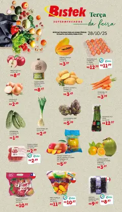 Bistek Supermercados - Ofertas Hortifruti - Pré-Visualização do folheto da loja Bistek Supermercados, válido de 28.10.2025