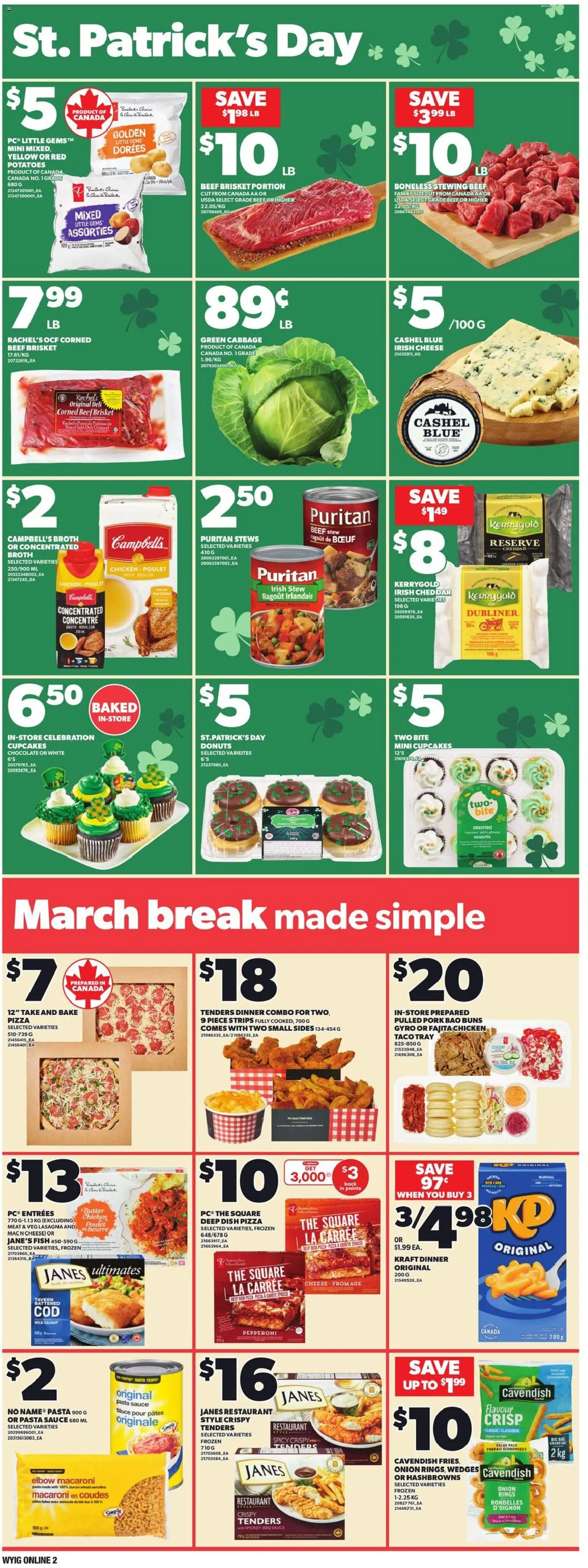 Independent Grocer flyer valid from 12.03.2026 | Page: 9 | Products: Beef, Cheese, Pizza, Chicken