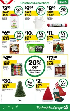 Preview of Weekly catalogue Woolworths VIC 10/12 - valid from 10.12.2025 | Page: 22 | Products: Table, Floral, Light, Hat