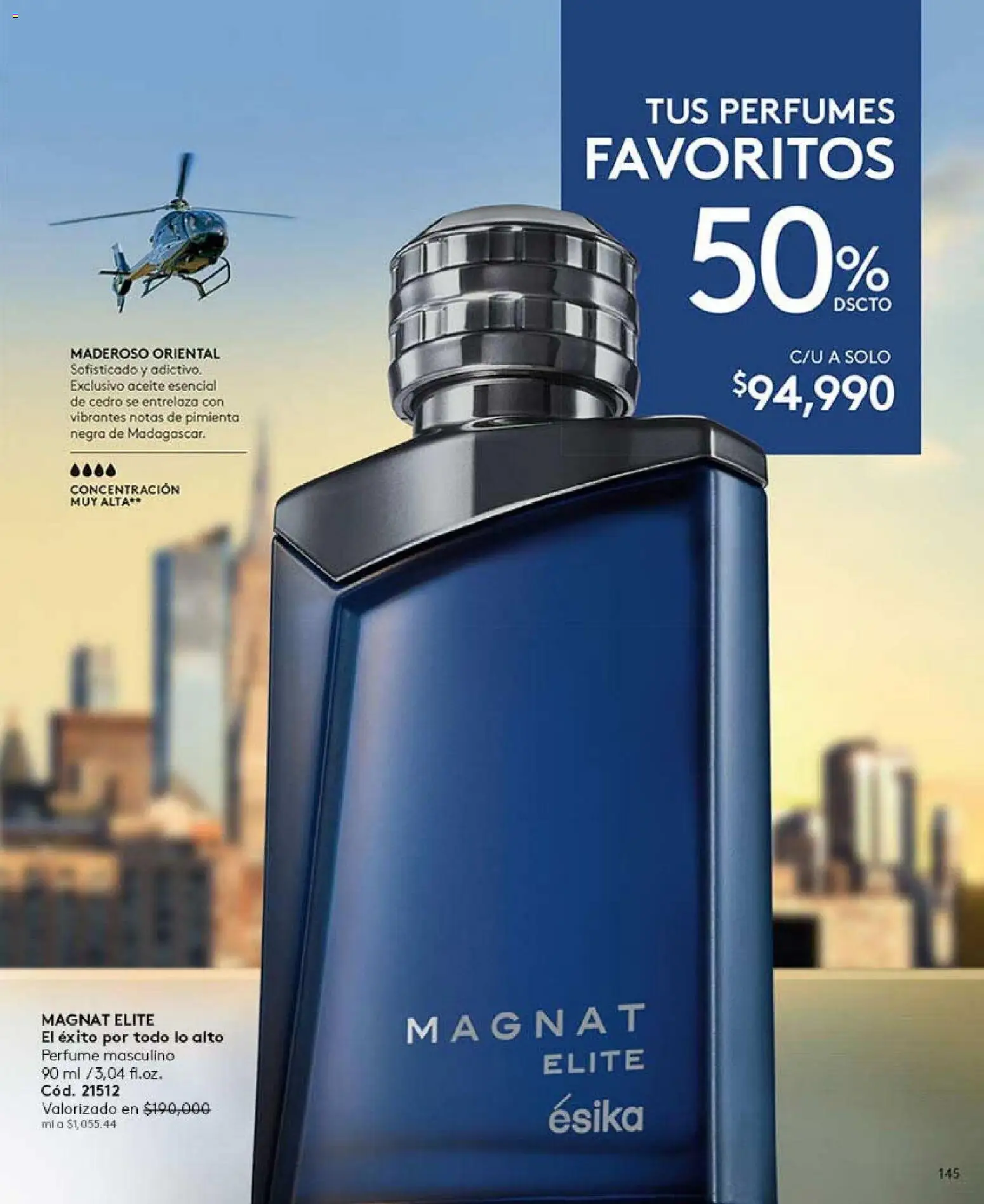 Ésika revista - valida desde el 01.01.2026 | Página: 145 | Productos: Pimienta, Perfume, Aceite