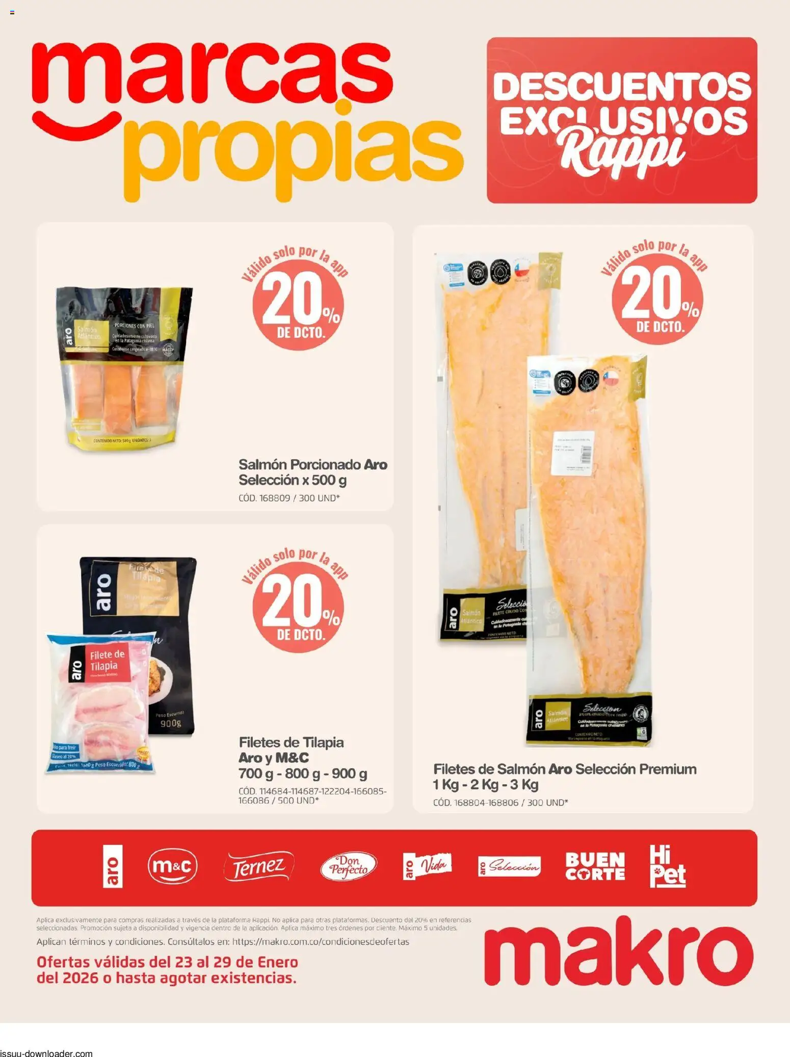 Makro revista - valida desde el 23.01.2026 | Página: 4 | Productos: Peso, Ducha Bidet