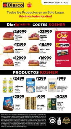 Vista previa Diarco - Ofertas Kosher válido desde el 20.10.2025