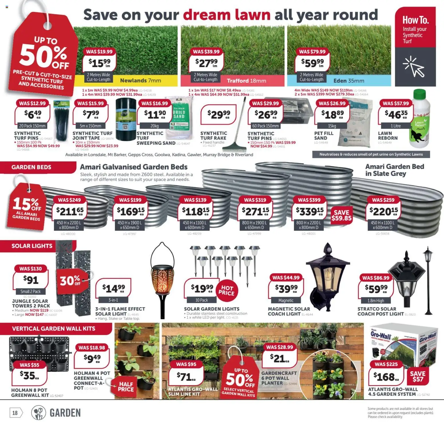 Stratco catalogue - valid from 17.04.2026 | Page: 18 | Products: Pot, Rake, Accessories, Bed