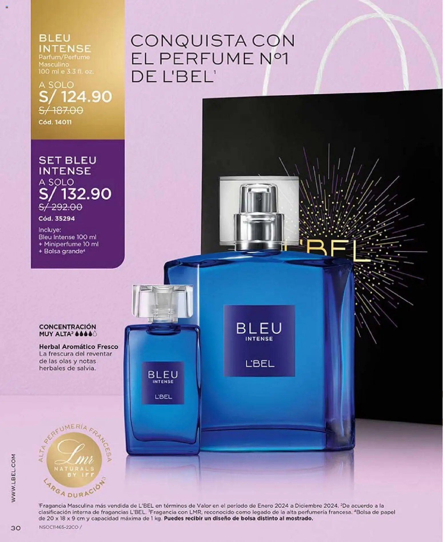 Catálogo L'Bel válido desde 17.01.2026 | Página: 30 | Productos: Bolsa, Perfume, Fragancia