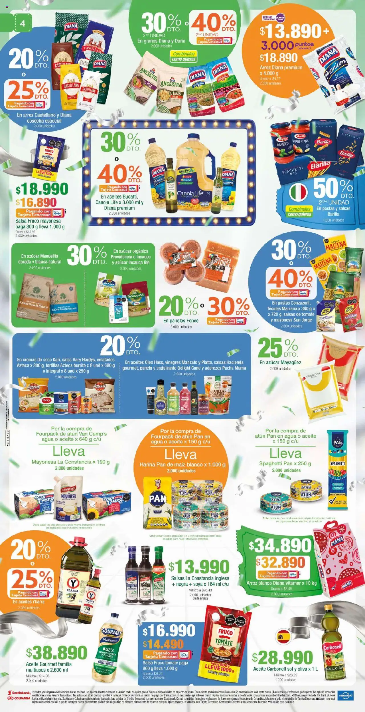 Jumbo revista - valida desde el 25.09.2025 | Página: 4 | Productos: Mermelada, Maiz, Oliva, Panela