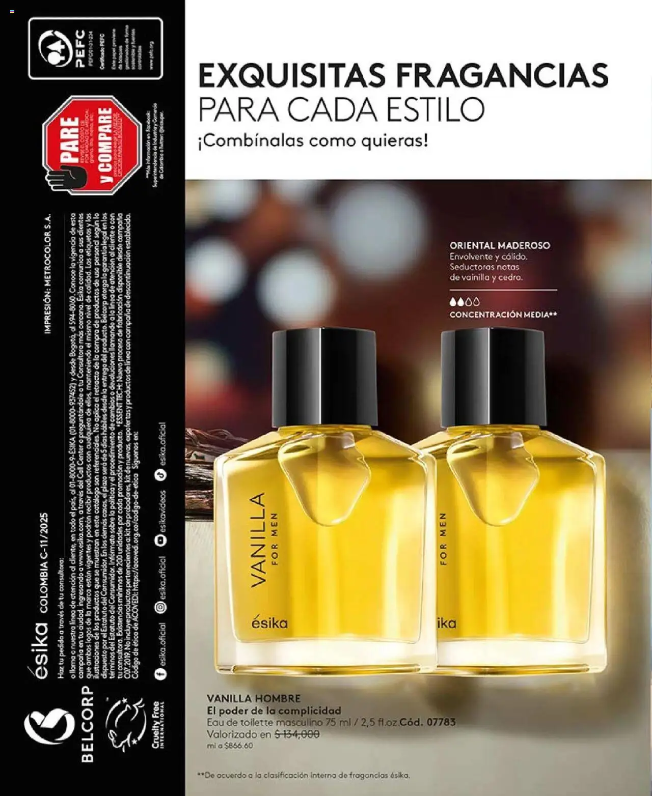 Ésika revista - valida desde el 16.06.2025 | Página: 140 | Productos: Sobre, Eau de toilette