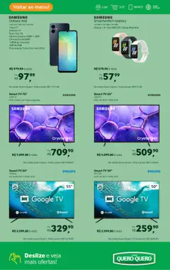 Lojas Quero-Quero Folheto - válido de 01.07.2025 | Página: 47 | Produtos: Smartwatch, smart TV, Tv, USB