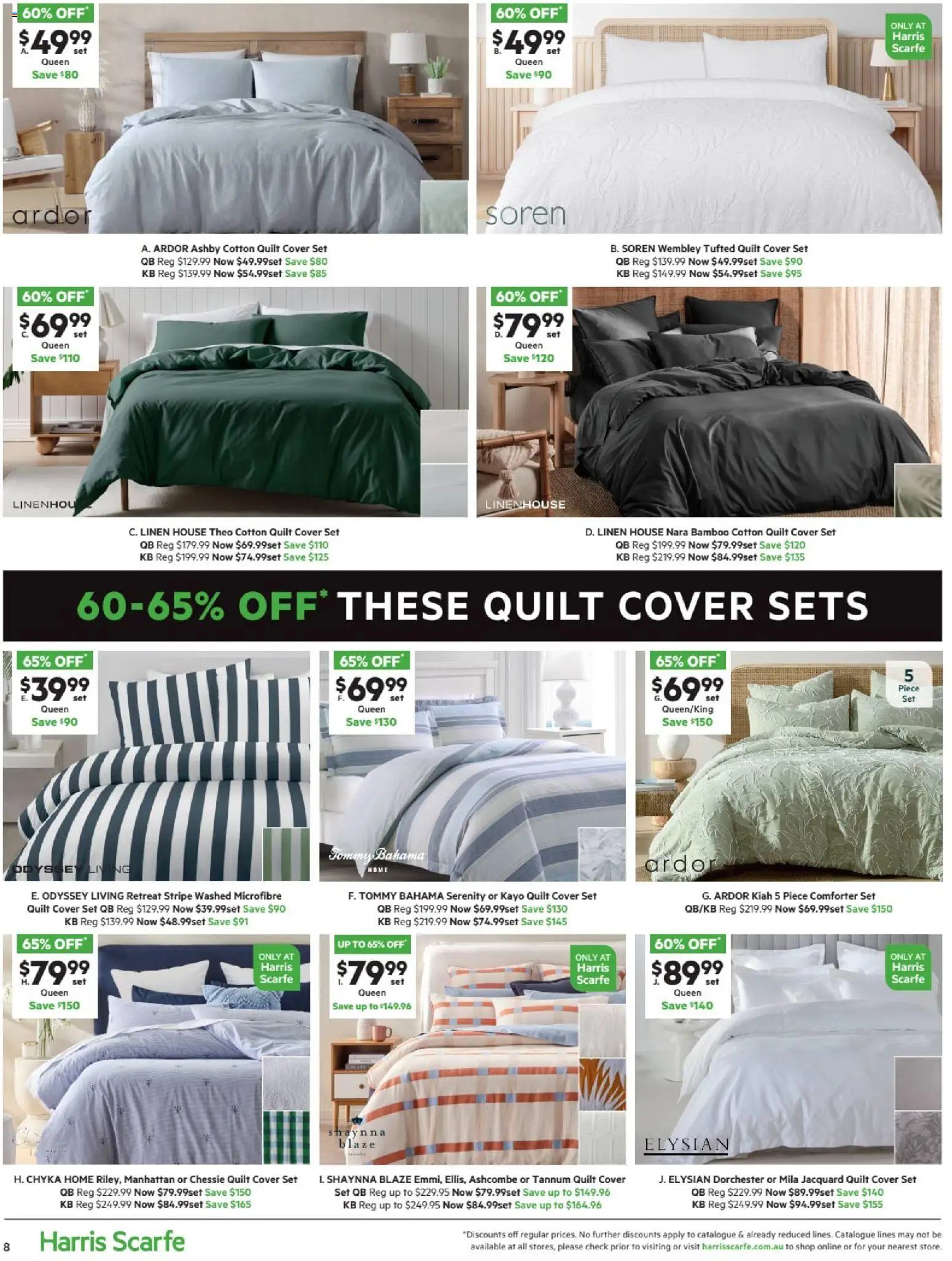 Harris Scarfe catalogue - valid from 20.11.2025 | Page: 8 | Products: Linen