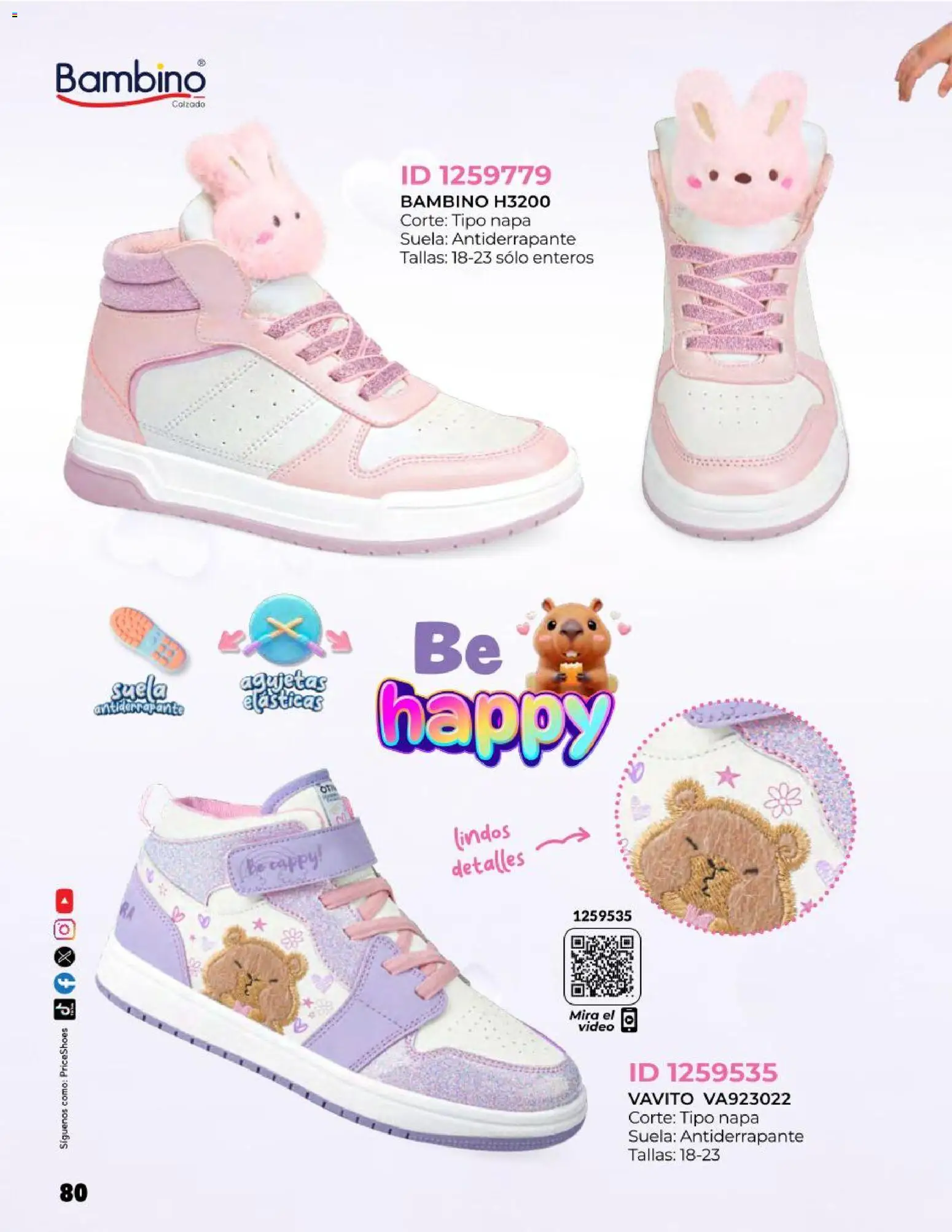 Nuevas ofertas de Price Shoes válidas en toda la República Mexicana desde el 27.10.2025. ¡Encuentra las mejores ofertas en Price Shoes catálogo Kids todo en uno! | Página: 80 | Productos: Video