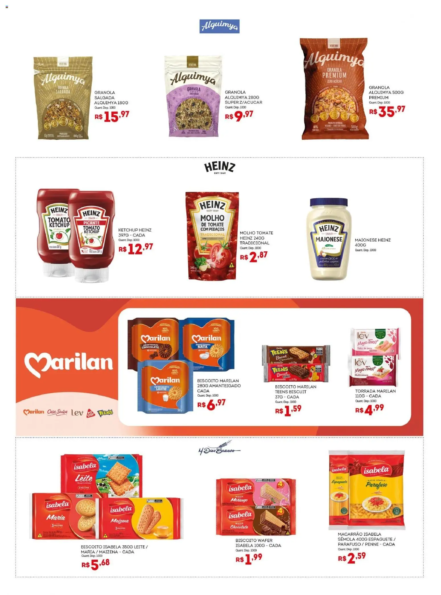 Bistek Supermercados Folheto - válido de 19.11.2025 | Página: 8 | Produtos: Leite, Chocolate, Peito de peru, Macarrão