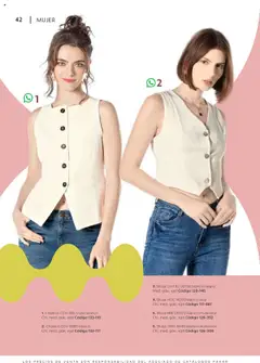 Vista previa de SC Pakar Catálogo Ropa y Accesorios, nuevo folleto de la tienda, válido en México a partir del 24.07.2025 | Página: 42 | Productos: Blusa, Chaleco