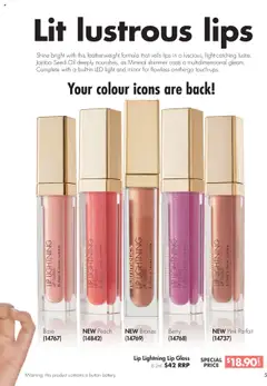 Nutrimetics catalogue - valid from 26.07.2025 | Page: 5 | Products: Mirror, Light, Lip gloss, Oil