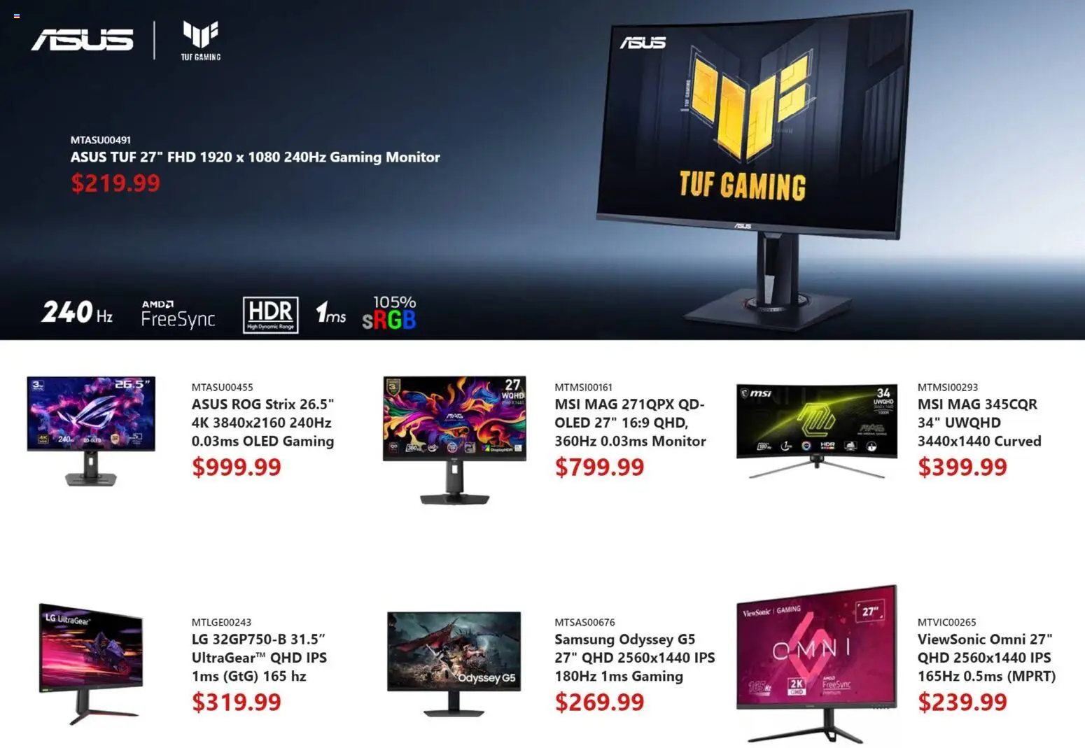 Canada Computers flyer valid from 24.10.2025 | Page: 7 | Products: Monitor