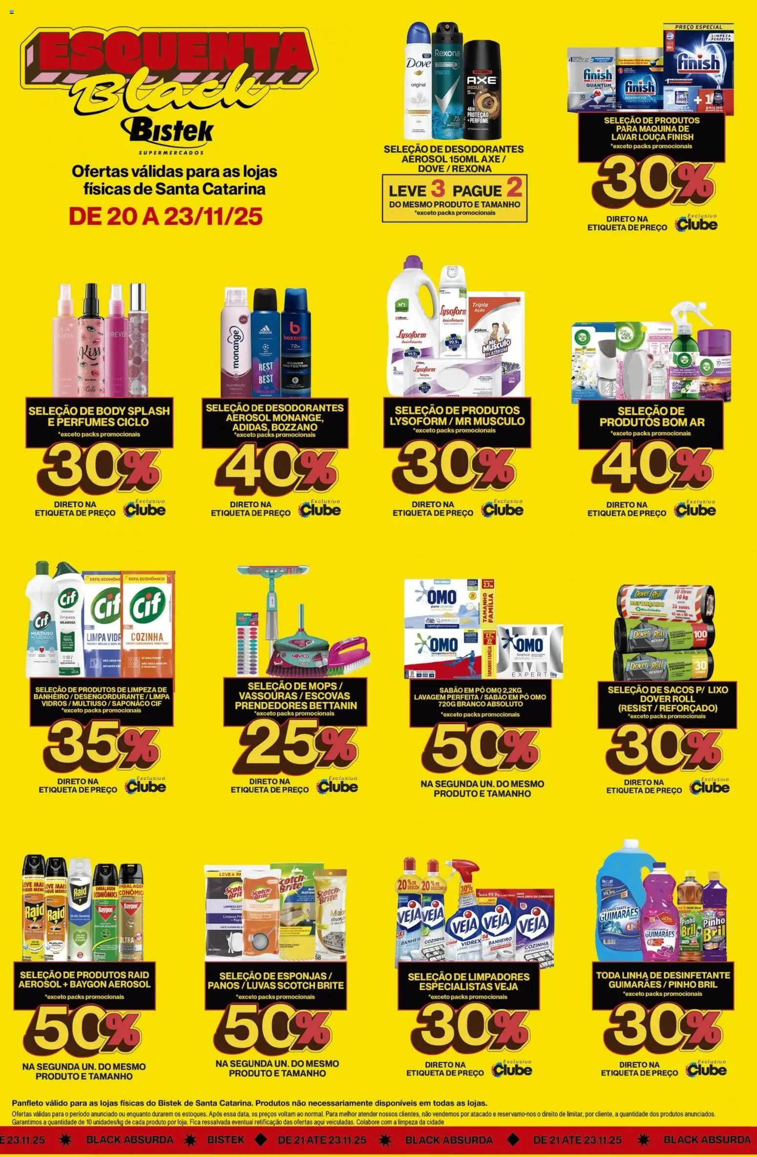 Bistek Supermercados Folheto - válido de 20.11.2025 | Página: 4 | Produtos: Chocolate, Luvas, Body, Pá